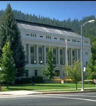 From Truckee take Hwy. north to Plumas County. Downtown Graeagle Mohawk Stamp Mill, Plumas-Eureka State Park Plumas County Courthouse in Day 1 - Truckee to Plumas County b Take Hwy.