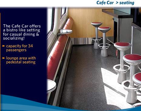 Acela Express Café Car Wide