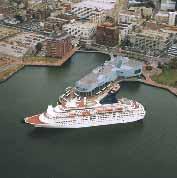 plan and terminal master plan for a multiuse cruise terminal and waterfront facility.
