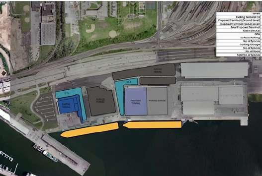 Task 2 evaluated cruise terminal expansion alternatives for two sites under consideration, North Locust Point Pier 4/5 and South Locust Point Berth and Shed 10.