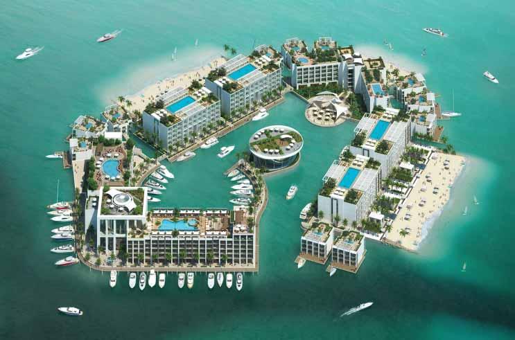 island development located inside The World Islands in Dubai.