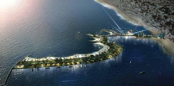 Jumeirah Beach Development Dubai, U.A.E. Client: Confi dential Size: 82 Ha.