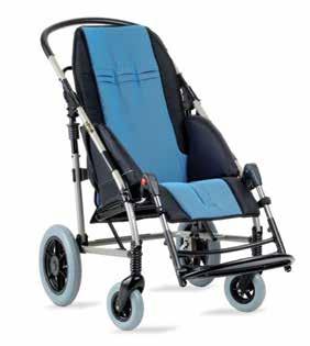 tilt in space and 40 backrest recline Benefits Crash tested for vehicle use Available in three sizes Blue upholstery Has rigid backrest with adjustable recline Grows with the child 20 recline