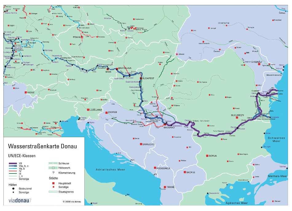 mid-term EU accession perspective European Commission via donau I 3 The Danube river an integrative element for the Danube region The Danube is the most international river of the world and connects