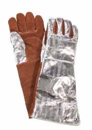 HAND PROTECTION THERMAL LEATHER GLOVE DJXG705165XL THERMAL LEATHER GLOVE DJXG705185XL Thermal Leather Palm Aluminized Rayon Back Knitted Wool/Cotton Liner Palm Patch Hook & loop cuff Straight thumb