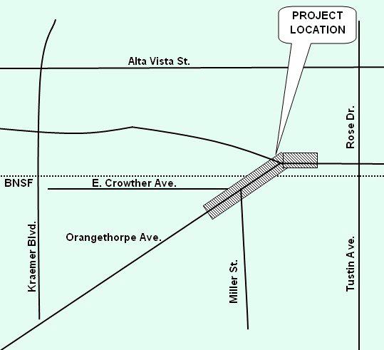 Orangethorpe Boulevard Overcrossing Cost: $117 million Status: in final design