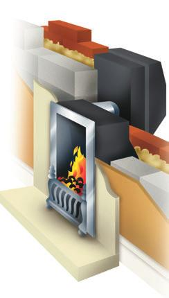 The Turbo 2000 Plus Power flue not for chimneys Conventional fires The no chimney, no flue solution. With a power flue, everyone can enjoy an open, living flame fire. The Heatsaver fan cover.