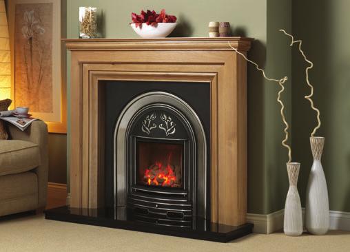 Chirbury Cast Cast Insert For use with the Paragon One, Paragon 2000 Plus and Slimline 3 range of gas fires Paragon One in Chirbury cast with coal fuel bed and shown