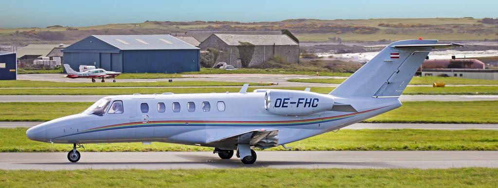 2008 CESSNA CITATION CJ2+ Serial Number 525A-0415 Registration OE-FHC Airframe enrolled on ProParts Engines on TAP Blue