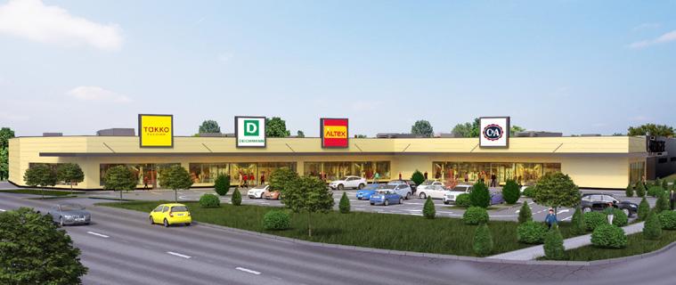 Sfantu Gheorghe Strip Mall extension DEVELOPMENT UNDER CONSTRUCTION COVASNA, ROMANIA The Group has decided to extend this strip mall based on good results of the existing scheme and strong demand for
