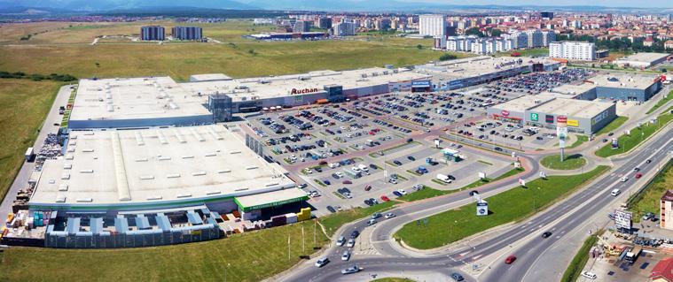 Shopping City Sibiu DEVELOPMENT UNDER PERMITTING AND PRE-LEASING SIBIU, ROMANIA The Group plans to refurbish and extend the existing shopping centre, including a cinema and a larger food court area.
