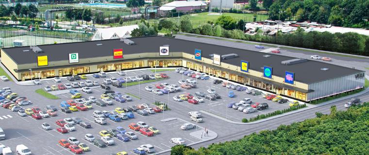 Vaslui Strip Mall extension DEVELOPMENT UNDER PERMITTING AND PRE-LEASING VASLUI, ROMANIA Based on the strong tenant demand in the area, the group has decided to extend the existing scheme with an