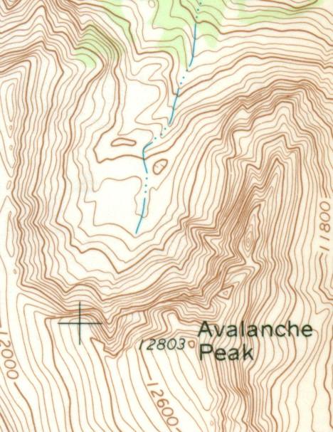 cirque g. horn 17. What is the bowl-shaped geologic feature just north of Avalanche Peak? a.