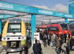 The rail track, with a combined length of 3,500 metres, is directly connected to the exhibition halls and is used to display all the innovative developments in construction and road-rail vehicles,
