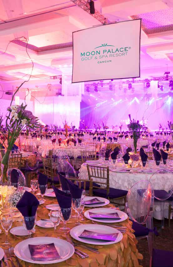 MOON PALACE GOLF & SPA RESORT MEETING SPACE ADDITIONAL FEATURES FOR CORPORATE MEETINGS.