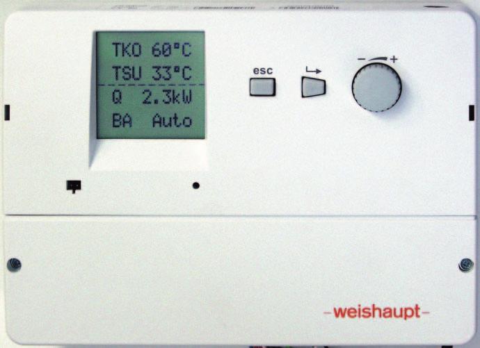 Vse pod kontrolo: solarni regulator WRSol Weishauptov solarni regulator WRSol je vezni ãlen med sprejemniki sonãne energije in bojlerjem oz. hranilnikom toplote.