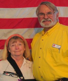 (not seen in photo is VP Doug Barksdale) Dennis and Carol Groebe U.S.