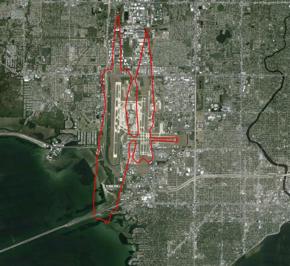 Tampa International Airport 65 DNL Noise Contour (Part 150 Study)