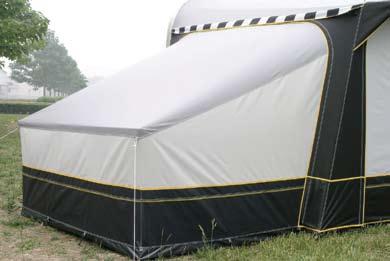 - Curtains and curtain rods included. - Sidewall of awning/motorhome annexe/porch can be zipped in when annexe is in position. - Mudwall can be pegged inside or outside.
