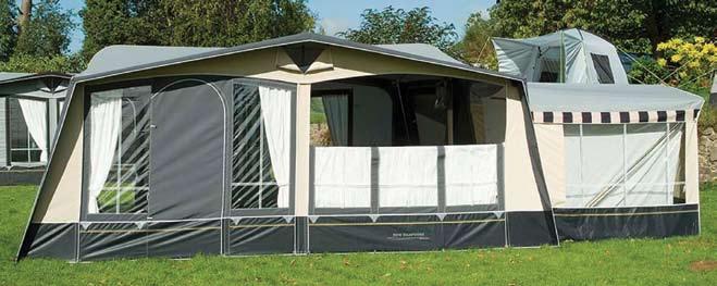 Both side windows are fitted with mesh and with a vent in the centre of the frontwall, so you will find it hard to buy an awning with the option of as much ventilation.