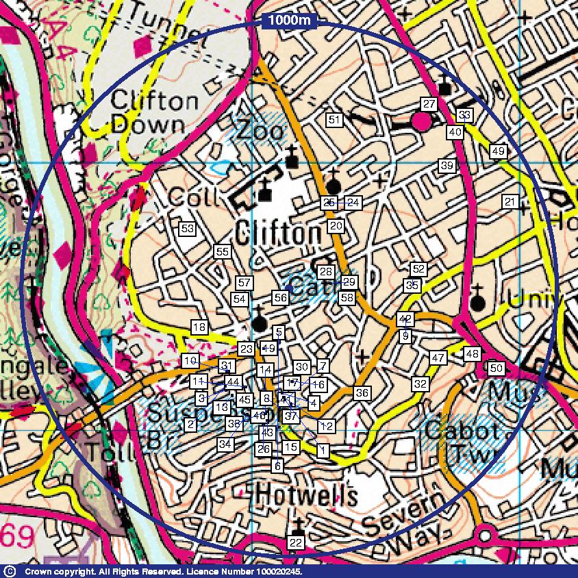 6 Neighbourhood Information Amenities (1km) NW N NE W E SW S