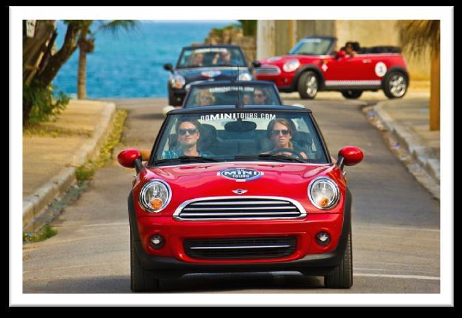 MINI COOPER TOUR $159 per adult for two front seats; $90.