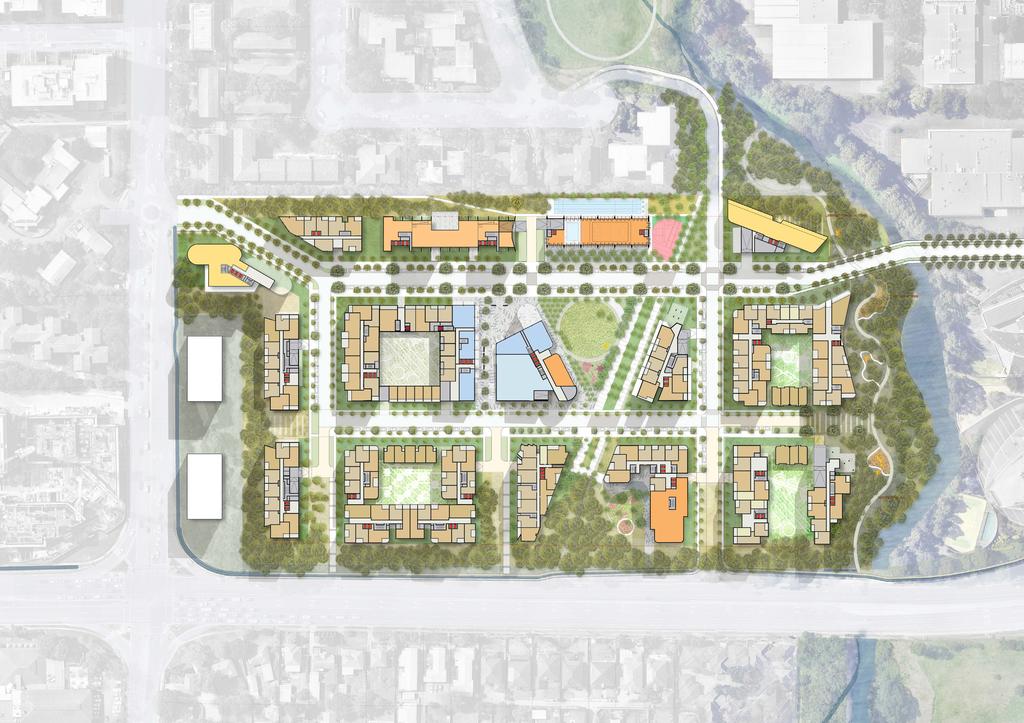 Draft Masterplan Signalisation of the Herring oad and Ivanhoe Place intersection 141 social housing and 132 private independent living units 120 bed residential aged care facility and Wellbeing