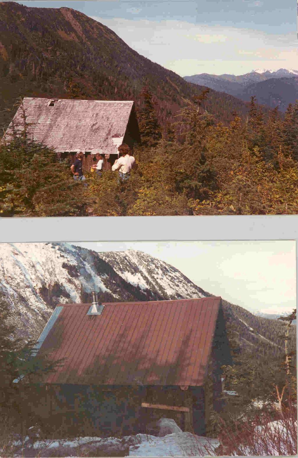 Figure 5: Photos taken in 1983 before cabin restoration Figure 6: Photo taken