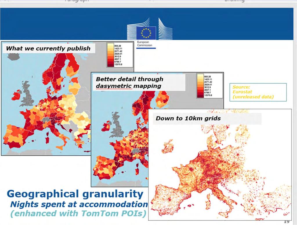 Source: Eurostat, Environmental dimension of sustainability in the European tourism