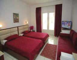 centre. It features comfortable rooms and modern facilities.