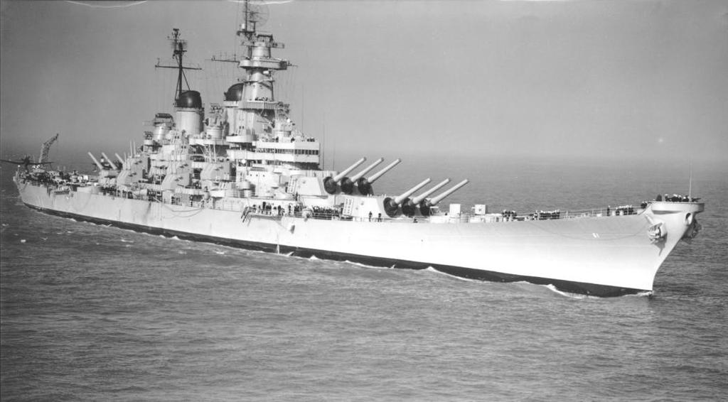Iowa Class BBs 61 64 were USSs Iowa & New Jersey (laid down 1940, completed 1942) and USSs Missouri & Wisconsin (1941, 1944).