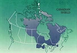 Canadian Shield Mostly Canada region, but some in Northern US by the Great Lakes.