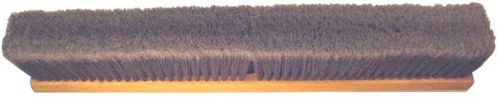 FLOOR BRUSHES Flagged Polypropylene: For fine sweeping. Available in gray or orange poly. Block is 2-7/8 wide and 7/8 thick. Trim 3.