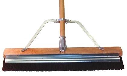 GARAGE BRUSHES Polypropylene: For heavy sweeping. Available in 3 colors. Block is 2-7/8 wide and 7/8 thick. Trim 3-1/4.