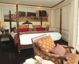 4 Square Meters French Balcony Fixed King Bed MAHARAJA SUITE MAHARAJA SUITE MAHARAJA BATHROOM Butler Service to Include: Spa-Quality Bath Amenities