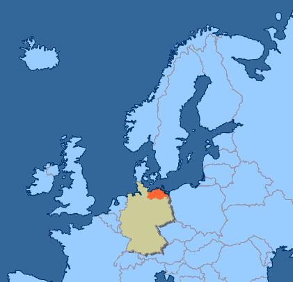 Mecklenburg-Vorpommern Coordinator of PA Tourism Population: 1.6 mio. (81 inh.