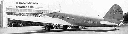 1933: First of the modern airliners (Boeing 247) developed. It could carry 13 passengers and travel at 155 mph. http://aerofiles.