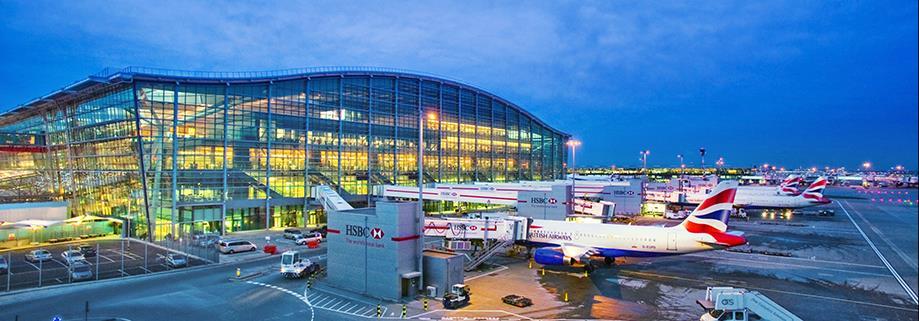 Heathrow Airport 14-minute drive* (4.6 miles) from Waterside House Heathrow Airport acts as the major international transport hub for London and the rest of the UK and is situated a convenient 4.