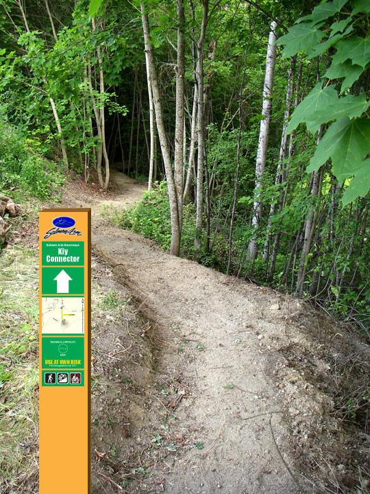 trail is part of the Salmon Arm Greenway system. For more information call the City of Salmon Arm at 250-803-4000 or visit www.salmonarm.