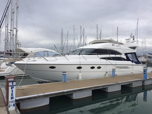 PRINCESS 50 2005 PRICE: 279,000 INC VAT Ref:PB1333 2006 MODEL PRINCESS 50 MKII FLYBRDGE MOTOR YACHT FOR SALE, FITTED WITH: Built 2005 Twin Volvo D12-675hp diesel engines Natural cherry interior