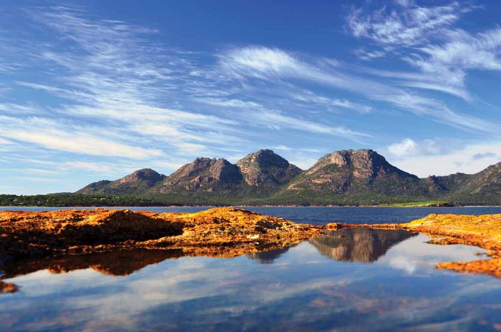 Freycinet National Park Mid way up the east coast is this easily overlooked sliver of Tasmania, if it weren t for the thin isthmus of land connecting it to the rest of Tassie, Freycinet would be an