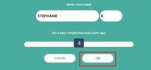 º PIN Code - To have your Hydration Profile protected with a unique PIN number so it is