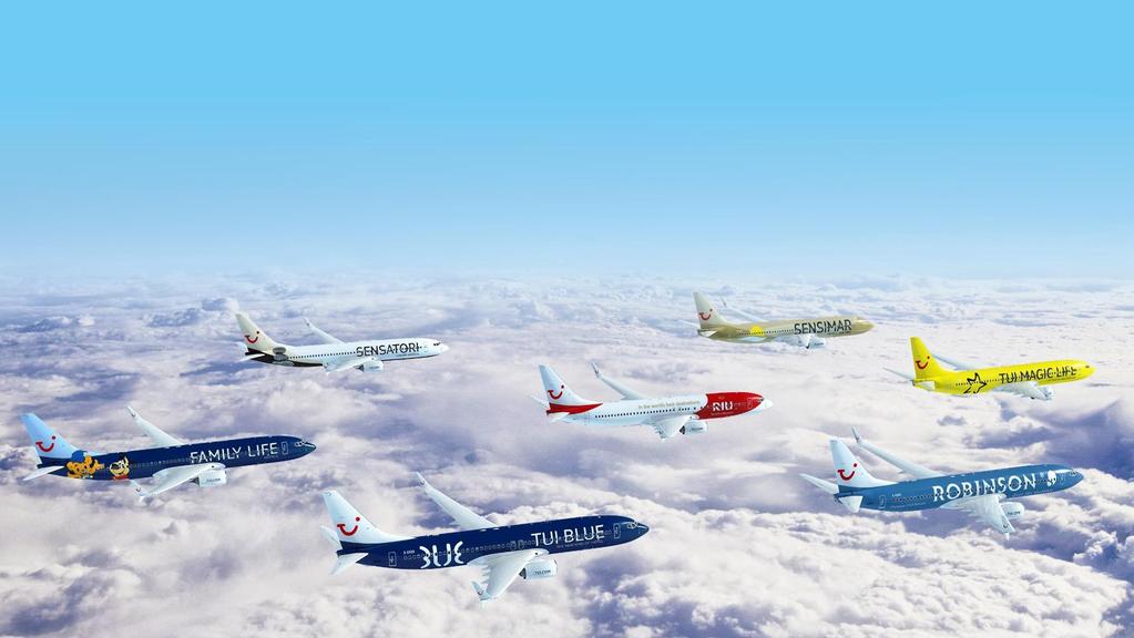 Aviation: We operate one of Europe s largest aircraft fleet* TUI fly Netherlands TUI fly Deutschland TUI fly Nordic Thomson Airways TUI fly Belgium