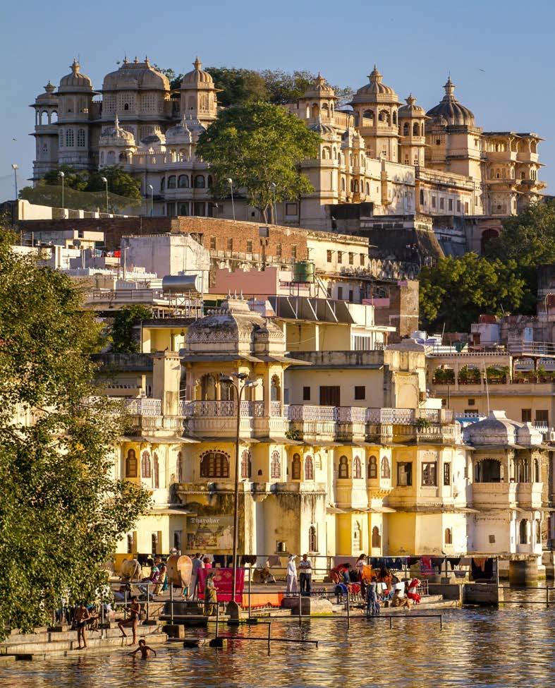FRIDAY, 28 APRIL: UDAIPUR After breakfast at the hotel, spend the first half of the day viewing the colourful city of Udaipur and find out about the tones of local lore and legends prevalent here.