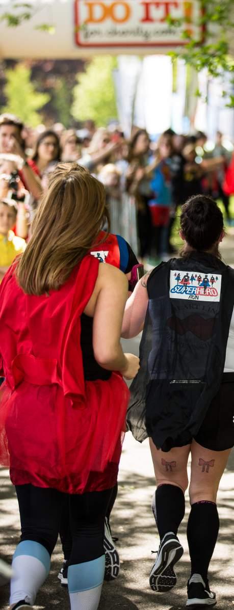 Pull on your cape and join our team in the UK s BIGGEST Superhero Run!