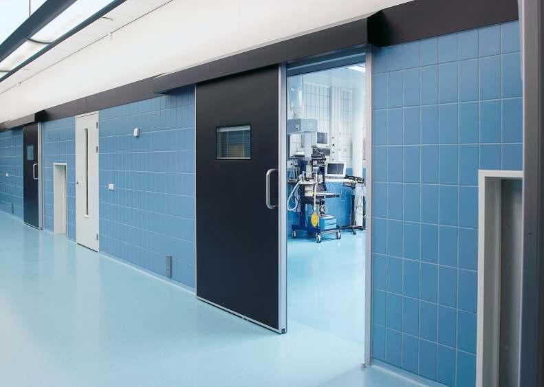 10 11 Fire-Resistance Doors The fireproof all-rounder A Mak Health fire resistant door is a hermetically sealing sliding door which is designed especially for medical and pharmaceutical sector.
