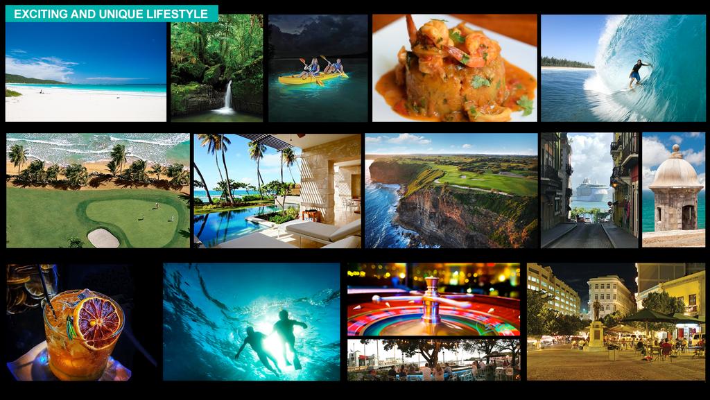 Flamenco Beach, Culebra El Yunque, Rainforest Golf Bio Bay Ritz Carlton Reserve, Dorado Beach Culinary Royal Isabela, Golf