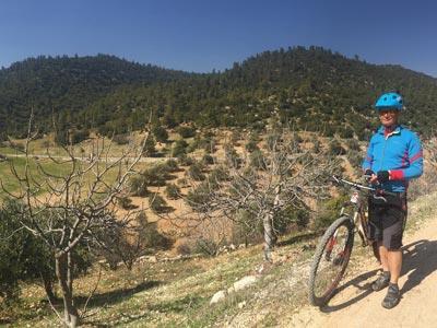 Today's cycling routes starts and ends at the Greco-Roman Decapolis cities of Um Qais and Pella.
