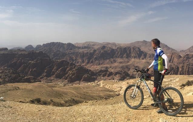 Day 5 May 2: - Wadi Hasa to Dana 58 Km Starting from a viewpoint over the Dead Sea and the "Valley of Dreariness," cycle through the countryside of Jordan's heartland, passing small family farms.