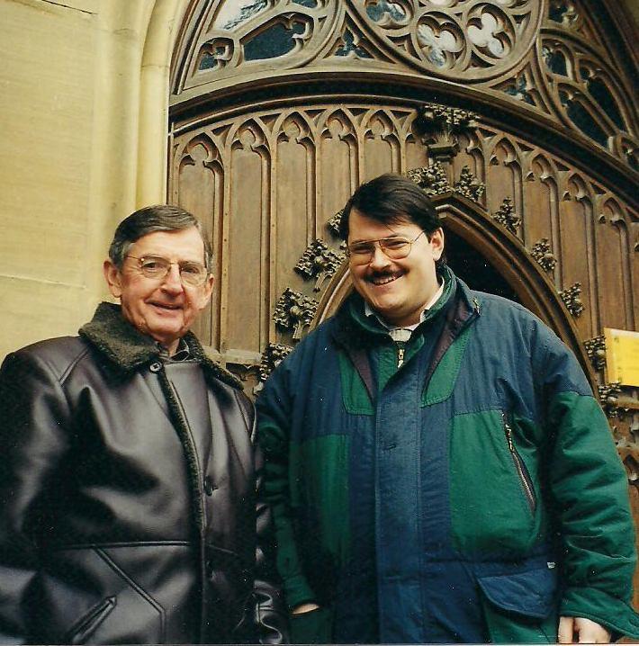 Saturday, November 25, 2000 Fruhstuck in the downstairs room was quite meager but Lydia very pleasant and cordial to us. We then met with Ulrich Knorr, organist at the St.